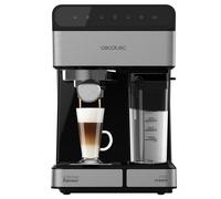 Macchina da caffè espresso semiautomatica Cecotec Power Instant-Ccino 20 Touch - 1350W - Doppio erogatore - 20 bar - Serbatoio acqua 14 l - Serbatoio latte 500 ml - Termoblocco - Scaldatazze - Nero e 