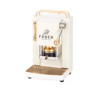 MACCHINA DA CAFFE FABER' A CIALDE PRO MINI DELUXE PURE 1.3L WHITE BIANCO OTTONE