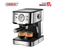 Macchina da caffè HiBREW Cafetera 20 Bar Espresso inox Semi automatica Espresso Cappuccino Display temperatura vapore acqua calda H5