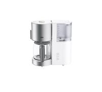 Braun Household Macchina da caffè KF 5120 WH - IDCollection Macchina da caffè con filtro AromaSelect e 10 tazze in vetro, indicatore di decalcificazione, programma di pulizia, 1000 Watt,