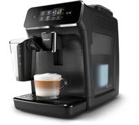 Macchina da caffè in grani Philips Series 2200 con macinacaffè Lattego, 3 bevande, caraffa per latte, 12 macinature, facile da pulire - Nouvo