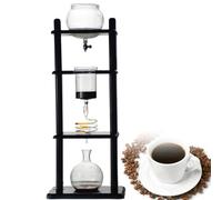 Macchina da caffè in vetro, gocciolatore regolabile con filtro riutilizzabile, perfetta per la produzione di birra fatta in casa e regali per gli appassionati di caffè