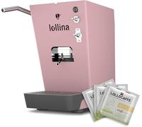 MACCHINA DA CAFFE' LOLLO CAFFE' LOLLINA CANDY ROSAPOP + BOX 40 CIALDE LOLLO MIX ORO
