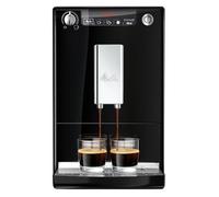 Macchina da caffè Melitta Caffeo Solo E950-201 Slim completamente automatica con funzione di preinfusione | 15 bar | Display a LED | Beccuccio da caffè regolabile in altezza | Gruppo erogatore rimovibile | Nero