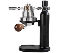 Macchina da caffè pneumatica da 10 bar, macchina for caffè espresso a pressione variabile, caffè espresso pneumatico, ciotola for polvere da 58,5 mm, supporto regolabile in altezza, scarico.