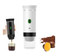 Macchina da caffè portatile, 4-6 min auto-riscaldamento, 3 in 1 macchina da caffè portatile, Times 50 per una carica, Larg piccole capsule,