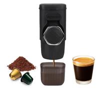 Macchina da caffè portatile, piccola macchina da caffè da viaggio, a funzionamento manuale, per campeggio e viaggi.