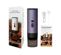Macchina da caffè portatile senza fili 90ml Capsule Ground 12V | Compatibile con capsule e caffè macinato, con un tempo di estrazione veloce di 80 secondi.