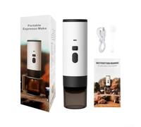 Macchina da caffè portatile senza fili 90ml Capsule Ground 12V | Compatibile con capsule e caffè macinato, con un tempo di estrazione veloce di 80 secondi.