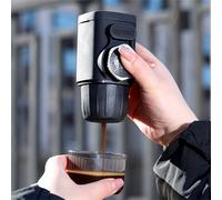 Macchina da caffè pressa manuale caffettiera da esterno serbatoio acqua 100 ml