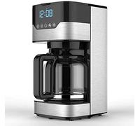 Macchina da Caffè Programmabile da 4 Tazze con Macchina da Caffè a Goccia Di Caffè con Timer e Macchina da Caffè a Filtro Termico Permanente in Acciaio Inossidabile Interessante, HUANGHAIQIU