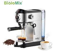 Macchina da caffè semiautomatica BioloMix da 20 bar con bacchetta montalatte per caffè espresso cappuccino latte moka e bevande speciali al caffè