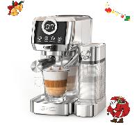 Macchina da caffè semiautomatica HiBREW H13A 3 in 1, 6 modalità caffè, pressione di estrazione 20 bar, serbatoio acqua rimovibile da 1,3 litri, maniglia in lega di alluminio da 51 mm, sistema a doppia