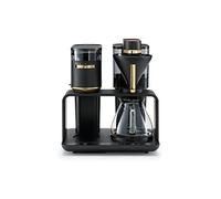 Macchina da caffè Slow Coffee con mulino integrato Melitta EPOS: sistema di preparazione unico e design innovativo, nero opaco e dorato