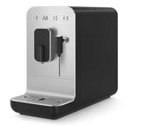Macchina da caffè Smeg compatta completamente automatica con funzione vapore nera BCC02BLMEU