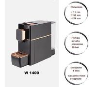 Macchina da caffè TUTTOCAFFEWEB con 25 capsule personalizzate