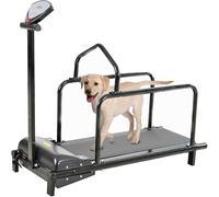 Macchina da corsa per cani da interni, compatta e resistente, attrezzatura per il fitness per cani di taglia grande e media, migliora la salute con display LCD e telecomando