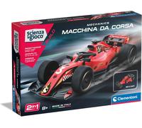 Macchina da Corsa Rossa Kit Montaggio Mechanics 2 Modelli Diversi Clementoni