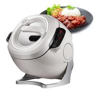 Macchina da cucina, wok da 6 litri, robot da cucina commerciale con riscaldamento a tutto tondo rotante 3D per riso fritto perfetto e altro ancora