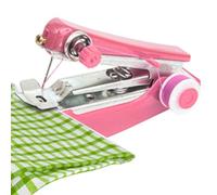 Macchina da cucire a mano, mini dispositivo da cucire portatile per principianti, comoda macchina da cucire portatile, strumento per cucire manuale, multiuso, per seta, tende, abbigliamento