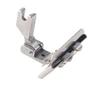 Macchina da cucire a piedino per nastro in pizzo regolabile a sinistra e destra, per nastro elastico in gomma, guida regolabile per fettuccia in gomma