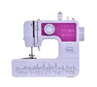 Macchina Da Cucire Domestica Mini Desktop Multifunzione Punto Annodato Elettrico Mangia Spesso(1602(Purple))
