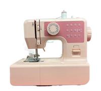 Macchina Da Cucire Domestica Mini Desktop Multifunzione Punto Annodato Elettrico Mangia Spesso(1602(Pink))