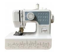 Macchina Da Cucire Domestica Mini Desktop Multifunzione Punto Annodato Elettrico Mangia Spesso(1602 (Lake Blue))