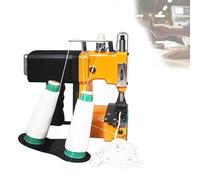 Macchina da Cucire elettrica a Doppia Linea,Cucitrice per Tessuti Taglia e Cuci Macchinae,per Sacchetto di Plastica di Carta di Riso con Sacco di Pelle di Serpente