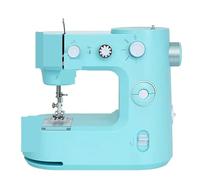 Macchina Da Cucire Elettrica Bordo Portatile Macchina Da Cucire Domestica Kit For Maglieria Taglia-cuci·Macchina Da Cucire Multifunzione(Blue)