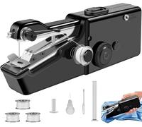 Macchina da Cucire Elettrica con Accessori, Mini Macchina da Cucire per Principianti può Essere Tenuto in Una Mano Adatta, Macchina da Cucire con Filo Looper per Artigianato fai da te Abbigliamento