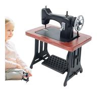 Macchina Da Cucire In Miniatura In Stile Retrò Per Bambole - Modello Di Precisione Decorativo In Stile Fatto A Mano Accessori Per L'Artigianato Per La Casa 1:24 | Per Le Sale Da Pranzo E Le