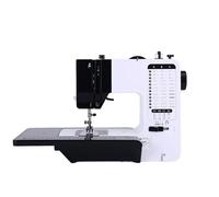 Macchina da cucire, Macchina da cucire portatile, maneggevole, mini, piedino sostituibile, 40 punti, overlock, pulsante di avvio for maglieria, elettr. con pedale.