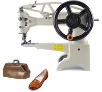 Macchina da cucire manuale per scarpe, macchina da cucire per riparazioni di scarpe da cucire con rotazione a 360°, piccolo cilindro, ago dritto