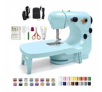 Macchina da cucire, mini macchine da cucire per principianti con materiale ecologico, macchine da cucire portatili a doppia velocità con tavolo allungabile, leggero - facile da usare, miglior regalo