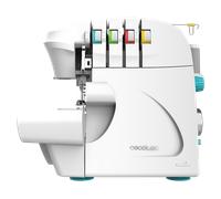 MACCHINA DA CUCIRE OVERLOCK CECOTEC BelleCouture - Punti fantasia, Cucitura a braccio libero, 1100 punti/min, 90W