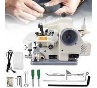 Macchina da cucire per punto cieco, macchina per orlare portatile con velocità massima di 1200 giri/min e passo dell'ago di 3-8 mm per cuciture invisibili e ricami