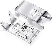 Macchina da Cucire Piedini,Piedino per Macchina da Cucire 2 Pezzi Sewing Machine Presser Foot Straight Stitch Foot Universal General Purpose Zig Zag Foot per Most Macchine da Cucire Domestiche