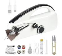 Macchina da Cucire Portatile, Mini macchina da cucire elettrica portatile, lettrica a 2 Velocità,Macchina da Cucire Elettrica Portatile con Accessori Cucito a cucire adatta ai principianti