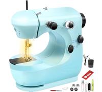 Macchina da Cucire Portatile Mini Macchina Per Cucire Professionale, focombance taglia Macchine da Cucire Led Elettrica Sewing Machine CucirePrincipianti Bambini Adatta Vestiti Tende Tessuto Fai