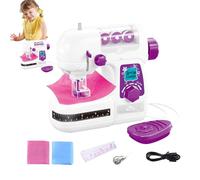 Macchina Da Cucire Portatile Per Bambini - Strumento Da Cucire A Batterie Con Luce | Kit Da Cucito Interattivo Sicuro Per L'Apprendimento | Per Principianti Casa E Aula