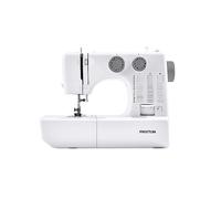 PRIXTON Macchina da Cucire P135, 45 Punti, Asola Automatica in 4 Fasi, Infila Ago Automatico, Zigzag Elastico, Doppia Velocità e Luce Integrata per Riparazioni e Lavori creativi