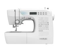 Cecotec Macchina da Cucire Elettronica 215 Punti BelleCouture 21500. Motore Digitale, Schermo LCD, Manopola Regolazione del Filo, Avvolgimento Automatico, Luce LED, Kit Accessori, Livello Esperto