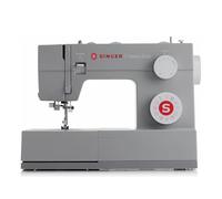 Singer Heavy Duty 4432 - Macchina da Cucire Professionale, 32 Punti Incorporati, Alta Velocità, Ideale per Tessuti Pesanti, Denim e Pelle, Struttura in Metallo, Piano di Lavoro in Acciaio Inox