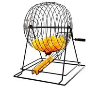 Macchina da disegno della lotteria, gabbia di bingo automatico con 100 palline per il sorteggio fortunato, eventi di raccolta fondi, feste e giochi, macchina per spin con lotteria in me black 50balls