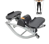 Macchina Da Esercizi Con Stepper Oscillante | Attrezzatura per Fitness e Allenamento per Gambe, Glutei e Addominali - Stepper per Esercizi Laterali a Basso Impatto | Per Donne E Uomini Per Appartament
