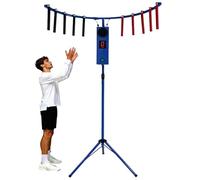 Macchina da gioco arcade per coordinazione occhio-mano, gioco di sfida con treppiede regolabile, MP3, luci LED, 10 bastoncini per allenamento riflesso