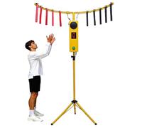 Macchina da gioco arcade per coordinazione occhio-mano, gioco di sfida con treppiede regolabile, MP3, luci LED, 10 bastoncini per allenamento riflesso