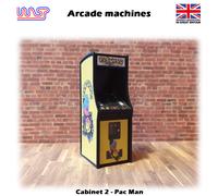 Macchina Da Gioco Pac Man 1:32 Scenografia Laterale Da Pub Bar Gioco Retro WASP