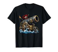 Macchina da Guerra Sea Raiders Pirate Skull Cannon Maglietta